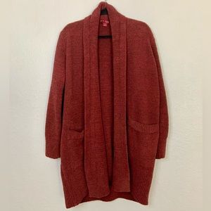 Barefoot Dreams Womens Cardigan size 1X Cozy Long Sleeve Front Pockets